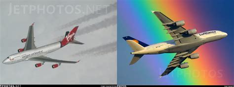 Boeing 747 vs. Airbus A380 .